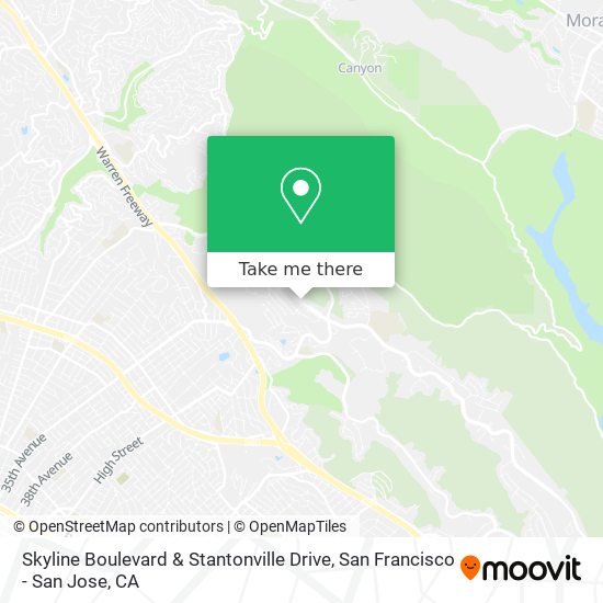 Mapa de Skyline Boulevard & Stantonville Drive