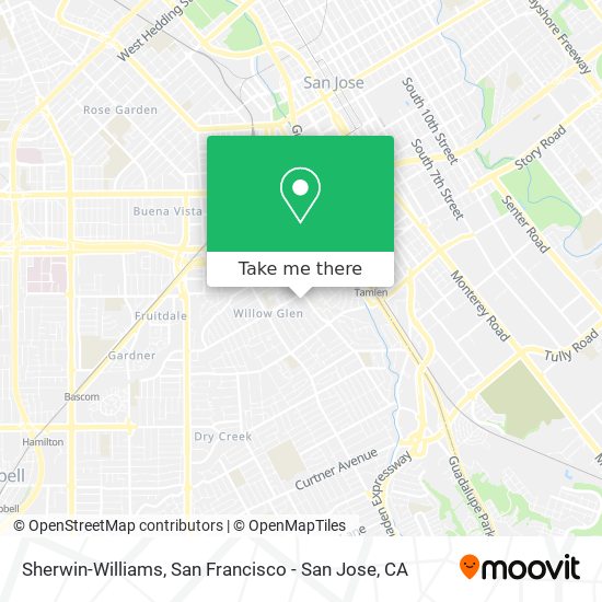 Mapa de Sherwin-Williams