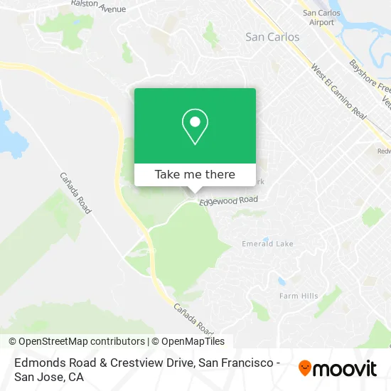 Edmonds Road & Crestview Drive map