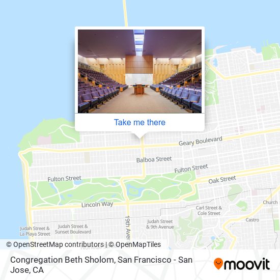 Mapa de Congregation Beth Sholom
