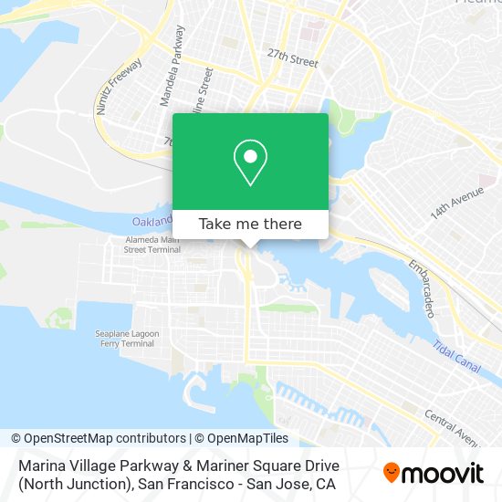 Marina Village Parkway & Mariner Square Drive (North Junction) map