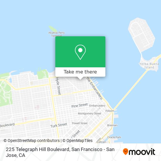 225 Telegraph Hill Boulevard map