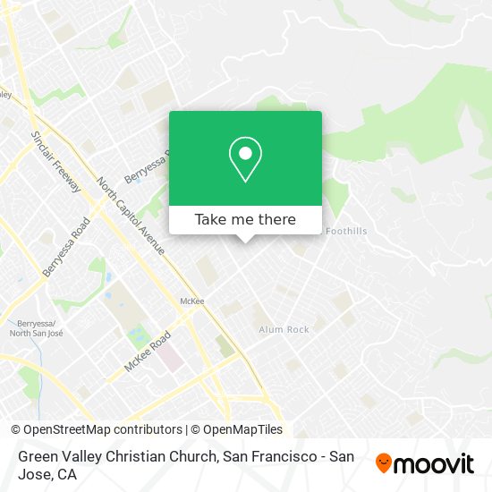 Green Valley Christian Church map