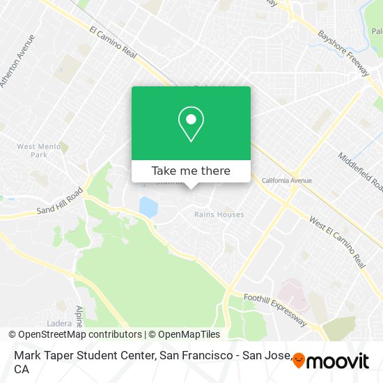 Mark Taper Student Center map