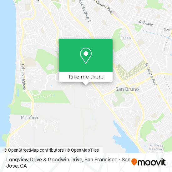 Longview Drive & Goodwin Drive map