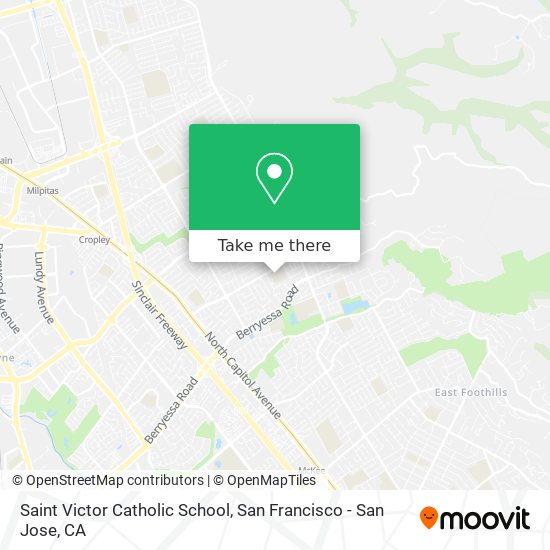 Saint Victor Catholic School map