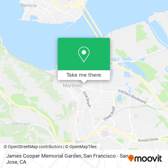 Mapa de James Cooper Memorial Garden