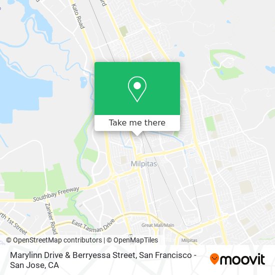 Mapa de Marylinn Drive & Berryessa Street