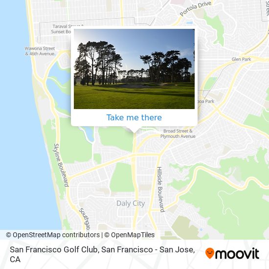 Mapa de San Francisco Golf Club