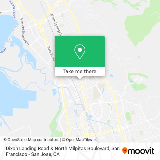Dixon Landing Road & North Milpitas Boulevard map