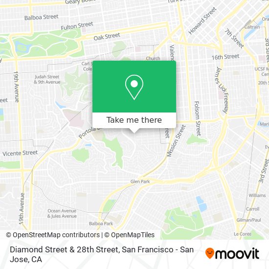 Mapa de Diamond Street & 28th Street