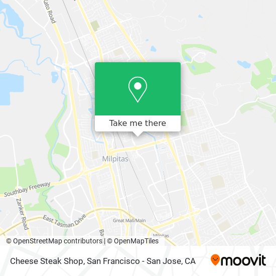 Cheese Steak Shop map