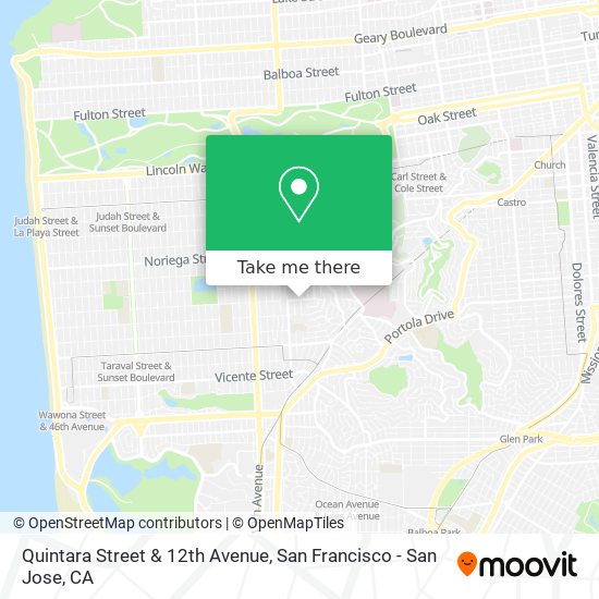 Quintara Street & 12th Avenue map