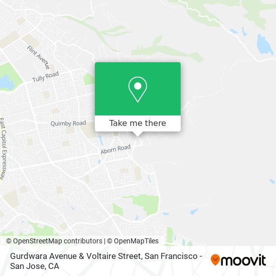 Mapa de Gurdwara Avenue & Voltaire Street