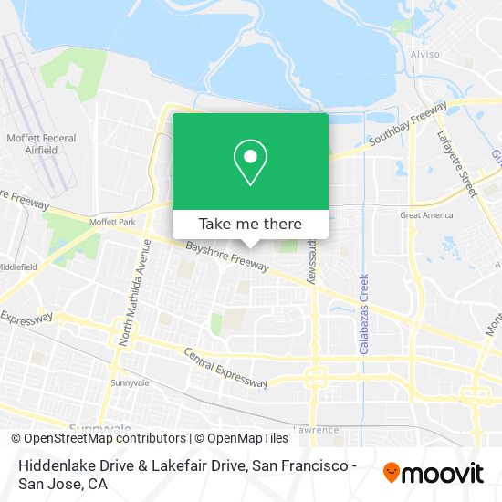 Hiddenlake Drive & Lakefair Drive map