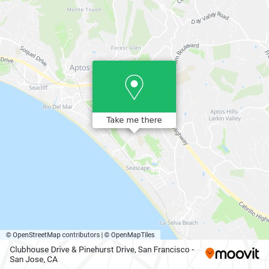 Clubhouse Drive & Pinehurst Drive map