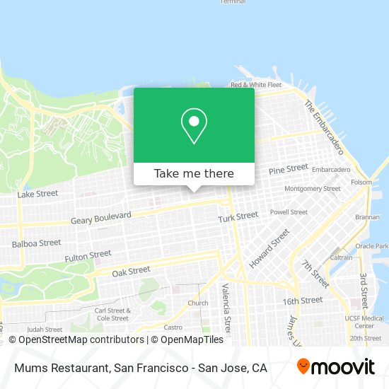 Mapa de Mums Restaurant