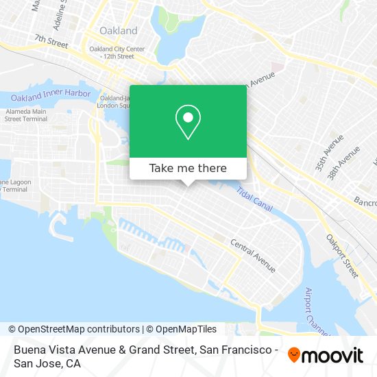 Buena Vista Avenue & Grand Street map