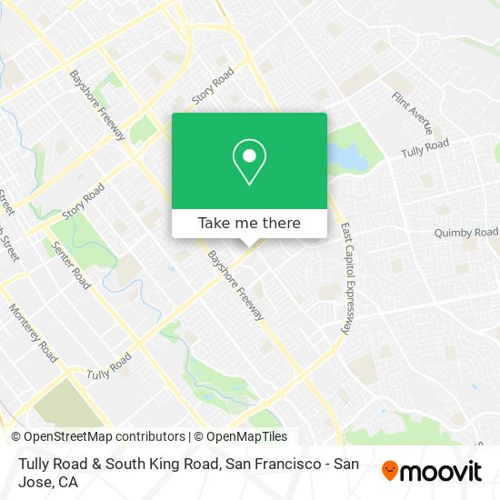 Tully Road & South King Road map