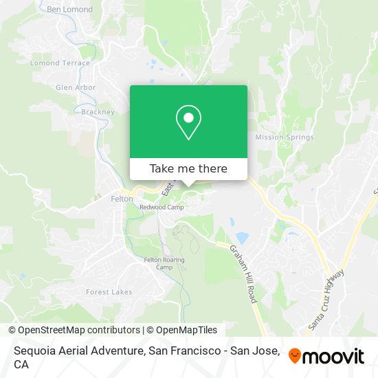 Sequoia Aerial Adventure map