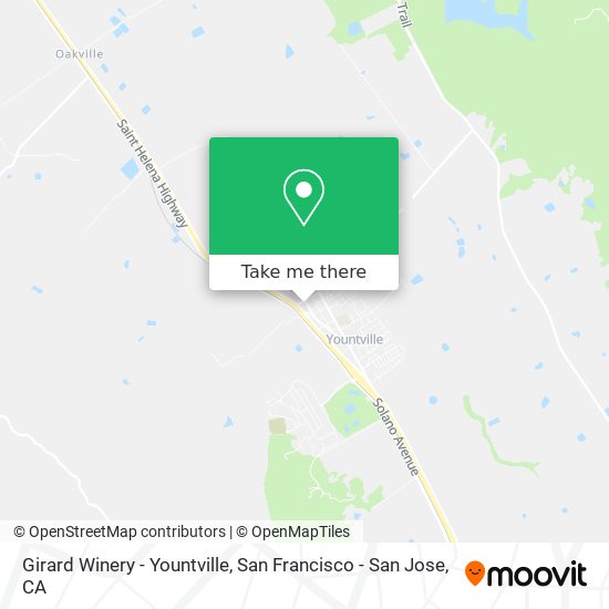 Mapa de Girard Winery - Yountville