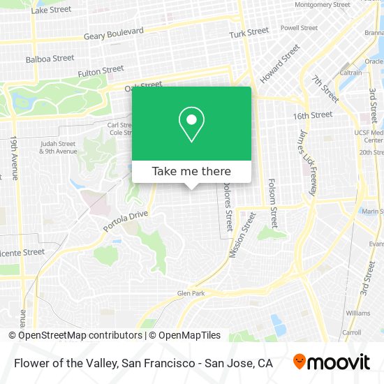 Flower of the Valley map