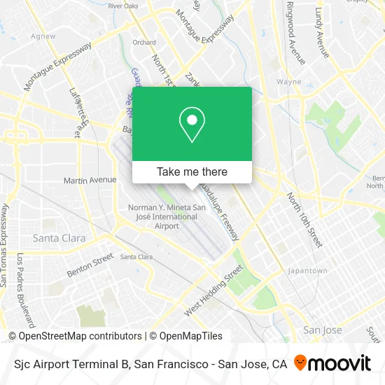 Mapa de Sjc Airport Terminal B