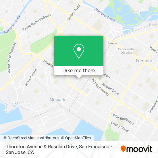 Mapa de Thornton Avenue & Ruschin Drive
