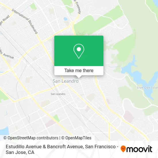 Mapa de Estudillo Avenue & Bancroft Avenue