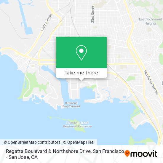 Mapa de Regatta Boulevard & Northshore Drive