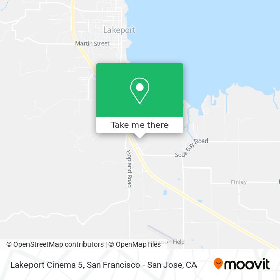 Lakeport Cinema 5 map