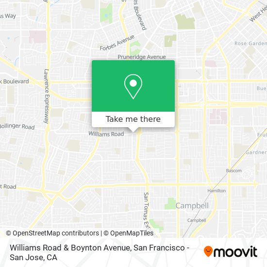Mapa de Williams Road & Boynton Avenue