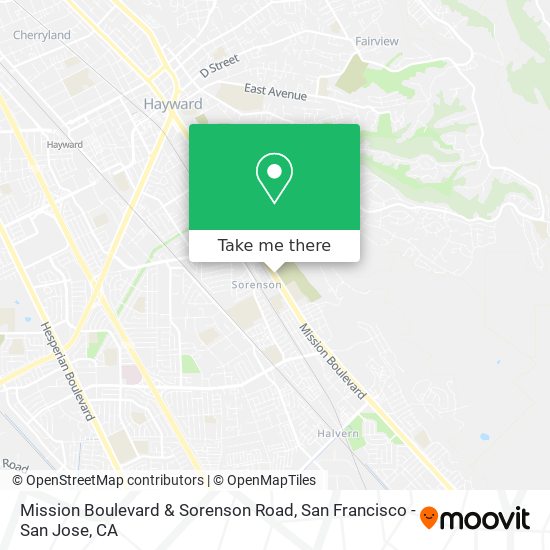 Mapa de Mission Boulevard & Sorenson Road