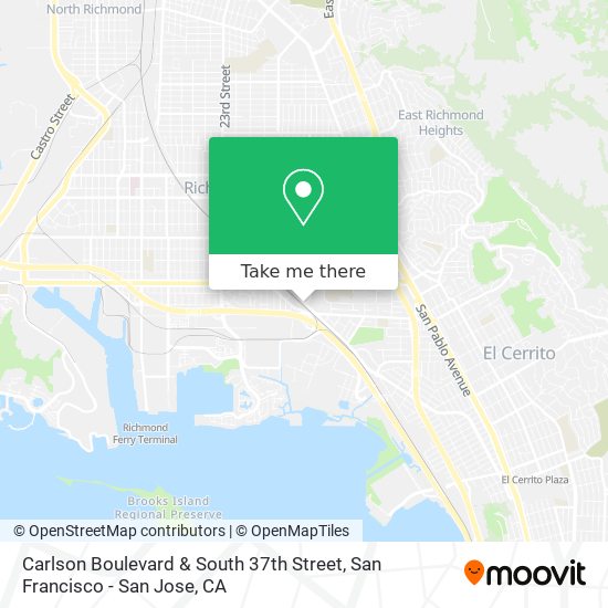 Carlson Boulevard & South 37th Street map