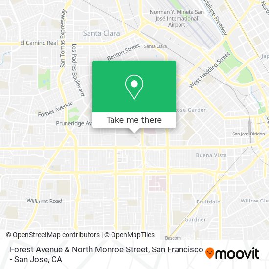 Forest Avenue & North Monroe Street map