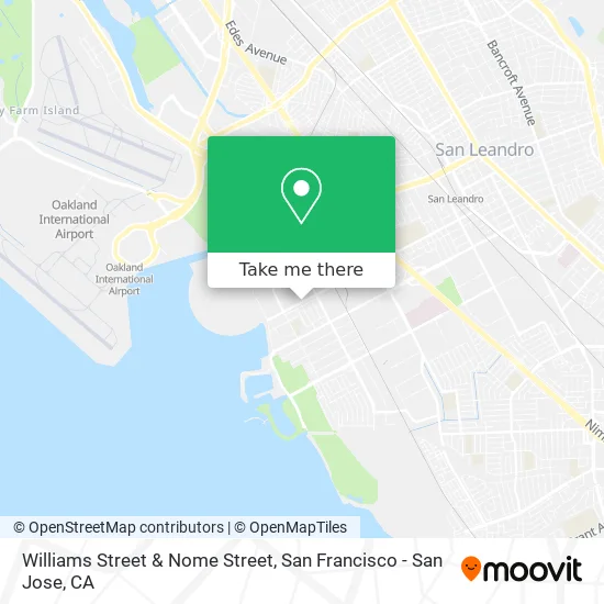 Mapa de Williams Street & Nome Street