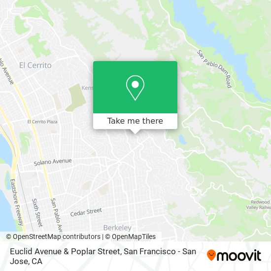 Mapa de Euclid Avenue & Poplar Street