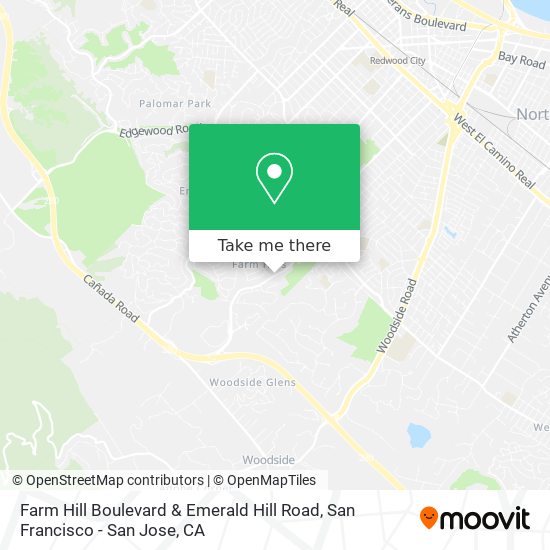 Mapa de Farm Hill Boulevard & Emerald Hill Road