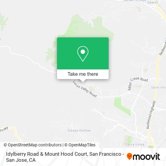 Mapa de Idylberry Road & Mount Hood Court