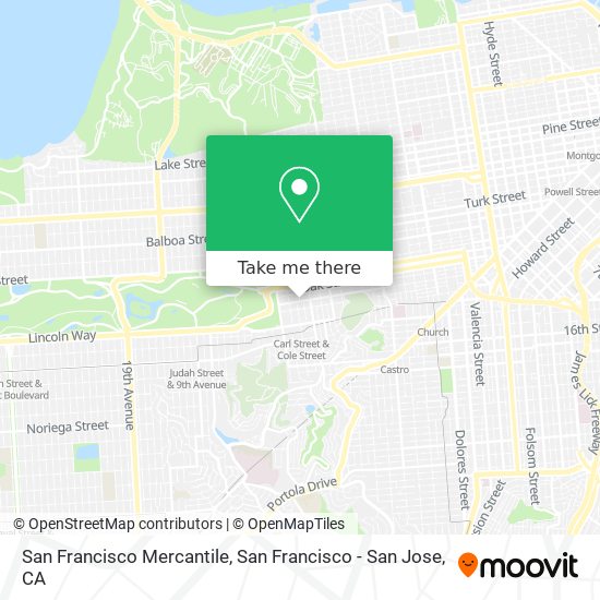 San Francisco Mercantile map