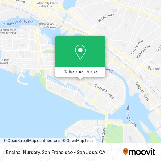 Encinal Nursery map