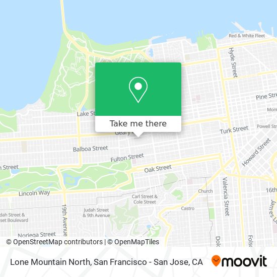 Lone Mountain North map