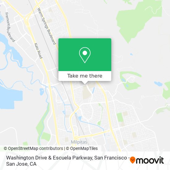 Washington Drive & Escuela Parkway map