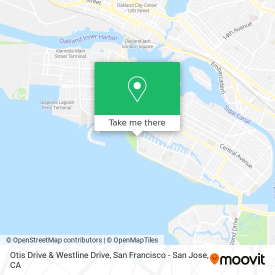Otis Drive & Westline Drive map