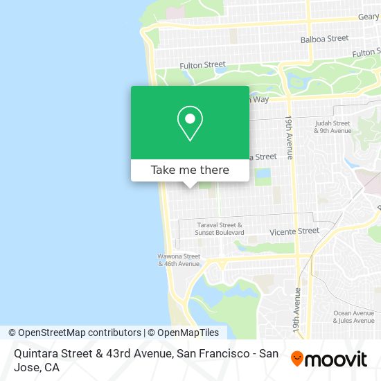 Quintara Street & 43rd Avenue map
