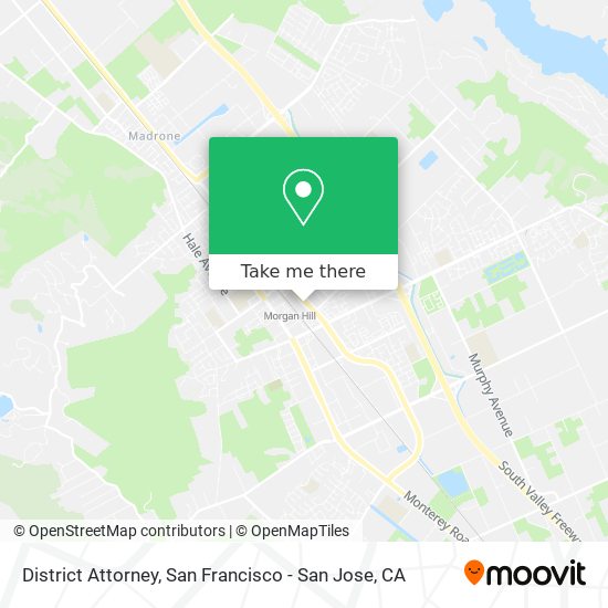 District Attorney map