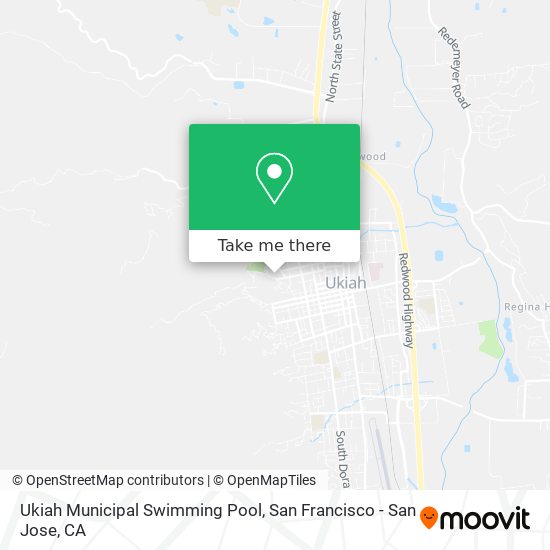 Mapa de Ukiah Municipal Swimming Pool