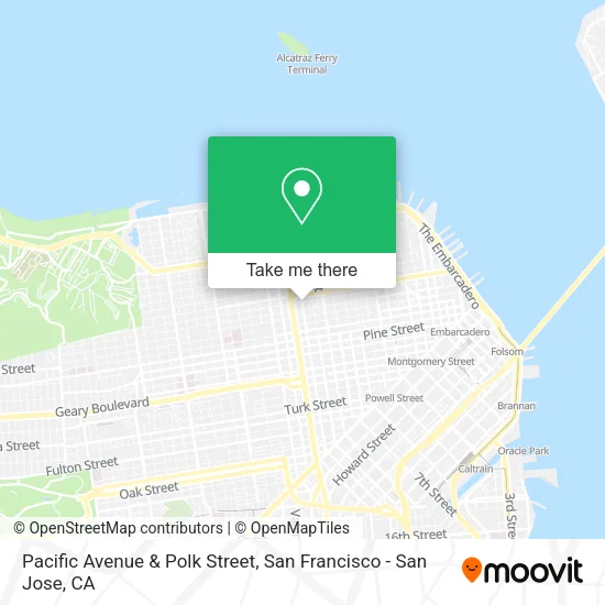 Mapa de Pacific Avenue & Polk Street