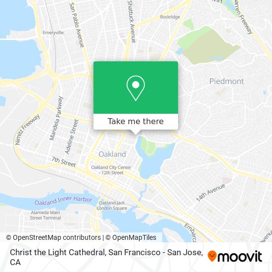 Christ the Light Cathedral map