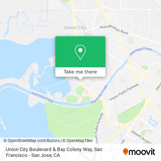 Mapa de Union City Boulevard & Bay Colony Way